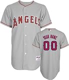 Los Angeles Angels of Anaheim -Personalized with Your Name- Authentic 2010 Road Grey On-Field Jersey