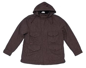 ONE TRUE SAXON Herringbone Parka Grey