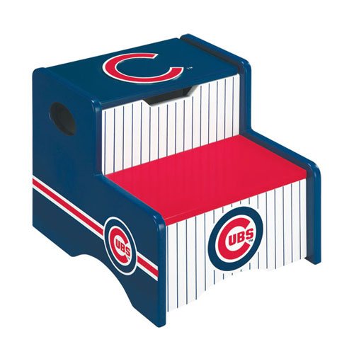 SportingGoods: Chicago Cubs MLB Wooden Storage Step Up