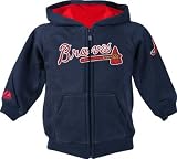 Atlanta Braves Newborn Zipfront Hooded Sweatshirt - 6/9 months