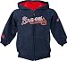 Atlanta Braves Newborn Zipfront Hooded Sweatshirt - 6/9 months