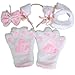 Hip Mall Kitty Cat Cosplay Anime Fancy Costume Lolita Paw Ear Bow Tie Set