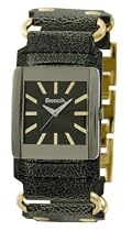 Bench Ladies Black Dial Watch With Strap