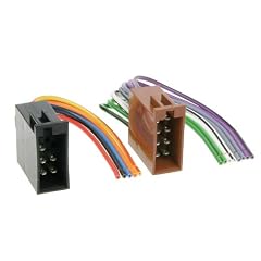 Umr�stadapter ISO Kupplung f�r Strom und 4 Lautsprecher lose Enden