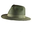 New Linen Cotton Mesh Safari Fedora Trilby Hat Olive Large / Extra Large