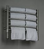 Amba / Jeeves Amba Towel Warmer- H Curved, Brushed, 20.5 x 18 7, Bars HCB20