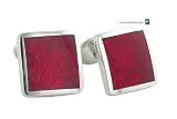 David Donahue Sterling Wine Paisley Cufflink - Wine 95030402