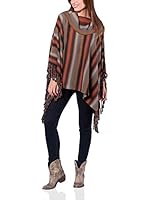 Peace & Love Poncho (Marrón / Gris)