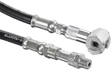 Alemite 6615-G Hose Assembly for High Pressure Bucket Pump, Equipped with Built-In Check Valve, Includes 51219 Swivel, 317854-5F Hose, 304300 Coupler, & 46405 Valve, 7/16-27 NS2