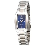 Water Resistant Watch, Casio Womens Classic Sleek Silver-Tone Analog Watch