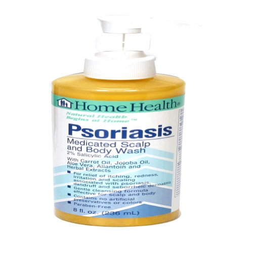 Home Health - Psoriasis Medicated Scalp & Body Wash, 8 fl oz liquid