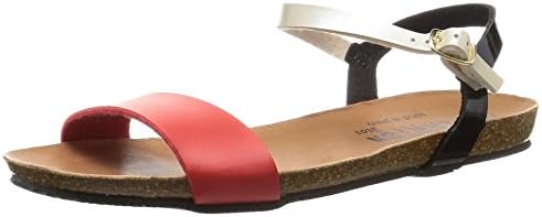 [プラクトン] PLAKTON コンフォートサンダル 575725 NEGRO+BLANCO+ROJO (NEGRO+BLANCO+ROJO/35)