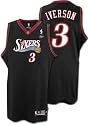 Allen Iverson Black Reebok NBA Swingman Philadelphia 76ers Youth Jersey