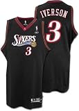 Allen Iverson Black Reebok NBA Swingman Philadelphia 76ers Youth Jersey - Small (8)