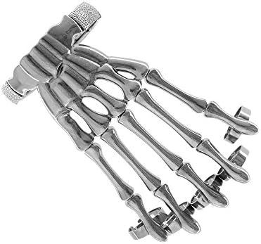 Papillon Girls Day of Dead Skeleton Hand Bracelet Halloween Accessory