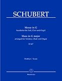 Messe in G, D 167 - Bearb - f&uuml;r Soli, Chor und Orgel - GemCh - Mass in G major, Arranged for Soloists, Choir and Organ - Franz Schubert