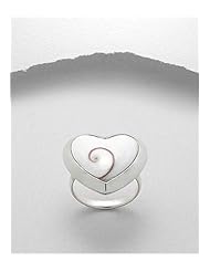 Shell Ring In 92.5 Sterling Silver