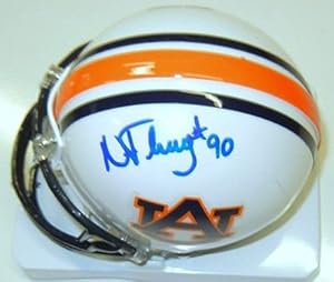 Nick Fairley Signed Auburn Mini Helmet Detroit Lions