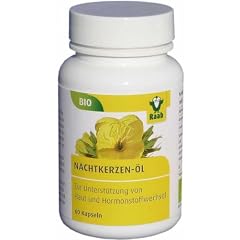 Raab Vitalfood Bio Nachtkerzenoel 60 Kapseln, 1er Pack (1 x 44 g) - Bio