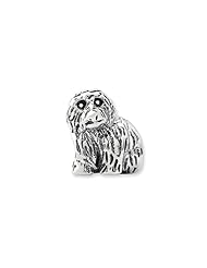 Dog Charm in Silver For 3mm Charm Bracelets