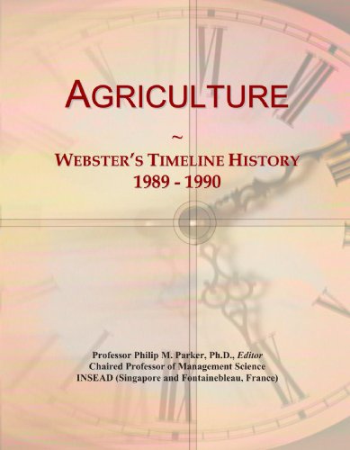 Agriculture: Webster's Timeline History, 1989 - 1990