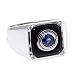Jewelry : SAVE 75% .Men's Jewelry by Michael Valitutti 14K Blue Sapphire with Black Onyx & Diamond White Gold Men's Ring - FREE Shipping! - OVERSTOCK Clearance Sale!