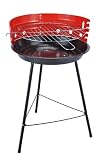 Rundgrill, Campinggrill, Standgrill, Gartengrill, Grill Dreibein, mit Zubehör, H-60306