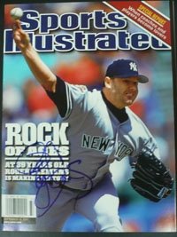 Clemens, Roger Autographed/Hand Signed Sports Illustrated 9/10/01