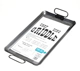Chef King 10 Gauge Steel Griddle, 12 Inch x 20 Inch