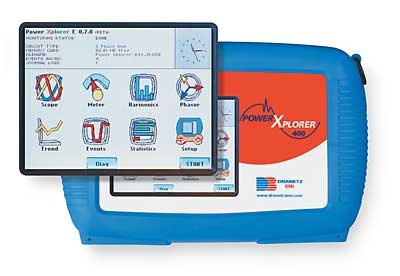 Power Quality Analyzer Kit,380 to 420 Hz Dranetz-Bmi DBPX108-400
