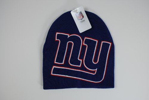 New York Giants Blue Big Logo Beanie Cap Winter Hat