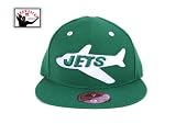 New York Jets Green XL Logo Vintage Throwback Mitchell And Ness Hat / Cap