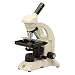 National Optical 212 Intermediate and High School Monocular Compound Microscope, Widefield 10x Eyepiece, DIN 4x, 10x, 40xR, 100xR Achromatic Objective, LED Illumination Light Source, 110V, 40x, 100x, 400x, 1000x Magnification