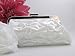 Clutch Bridal Purse with Rhinestone - WHITE