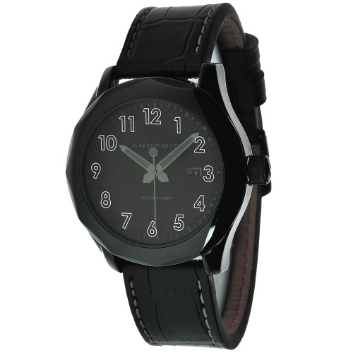 Android Men's AD488AK Euxine 45 Ion-Plating Black Bezel Clear Lens Watch