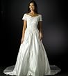 Wedding Dress Gown - Bridal Gown, Informal Bridal Gown, Ball gown by Sean Collection (B8022) White