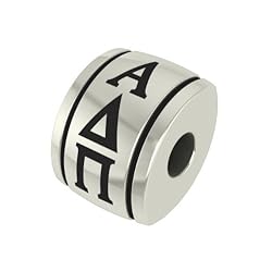 Alpha Delta Pi Barrel Sorority Bead Fits Most Pandora Style Bracelets Including Pandora Chamilia Biagi Zable Troll and More. Officially Licensed High Quality Exclusive Bead in Stock for Immediate Shipping