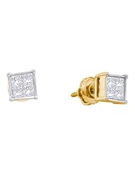 0.50CTW DIAMOND INVISIBLE EARRING