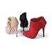 Brinley Co Womens Rose Trim High Heel Platform Bootie
