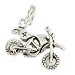 Sterling Silver MOTORCYCLE / DIRTBIKE Charm
