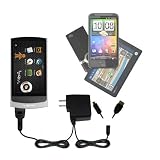 Double Wall Home Charger with tips including a tip for the Samsung YP-R1 Digital Media Player – uses Gomadic TipExchange Technology