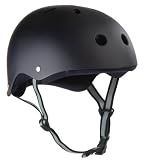 Skate/BMX Helmet Matt Black-Large (57cm-58cm)