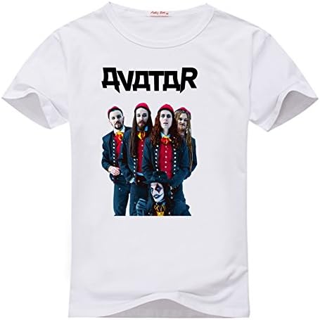 Hernandey Men's Avatar Band Music Art Cotton Tee L White