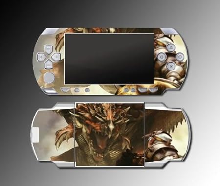 Monster Hunter Freedom Game Vinyl Decal Skin Protector Cover Kit for Sony PSP 1000 Playstation Portable