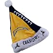 San Diego Chargers Mistletoe Santa Hat