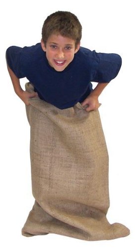Set of 4 Burlap Potato Sacks 23x40
