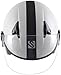 Saviour Open Face Helmet with Mirror Visor (White, Medium) RS.670.00