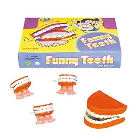 CHATTERING TEETH BOX OF 12| WIND UP TEETH