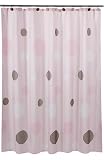 Tiddliwinks Shower Curtain - Mod Pink/ Brown
