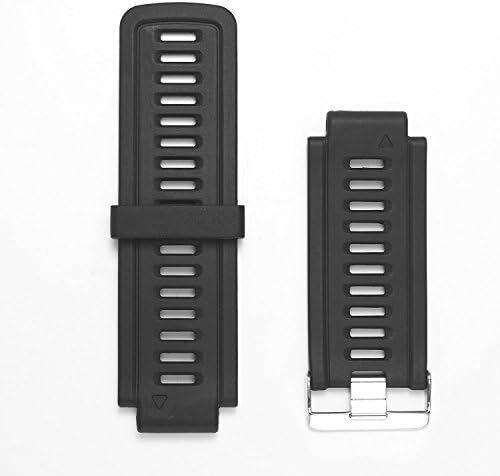 Fionatech Black Silicone WristBand Strap For Garmin Epix GPS Navigator Mapping Multisport Watch